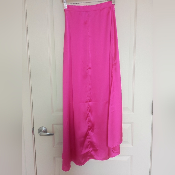 Reclaimed Vintage inspired New skirt in satin - Picture 6 of 7